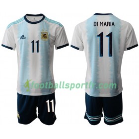 Tenue Argentine DI MARIA 11 Enfant Domicile Copa América 2019 Maillot de Foot